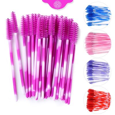 50/100Pcs Makeup Brush Eyelash Eyebrow Brushes Comb Disposable Mascara Wand Eyelashes Extension Supplies Cosmetics Make Up Tools Makeup Brushes Sets