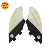 ครีบ UPSURF Fins คู่ครีบกระดูกงูครีบคู่ในการโต้คลื่นครีบกระดูกงู Surf อุปกรณ์ Surf กีฬาน้ำ