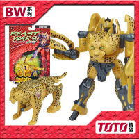 Hasbro Transformers Bw Super Warrior Gorilla Captain Tyrannosaurus Yellow Leopard Mouse White Tiger Grey Wolf