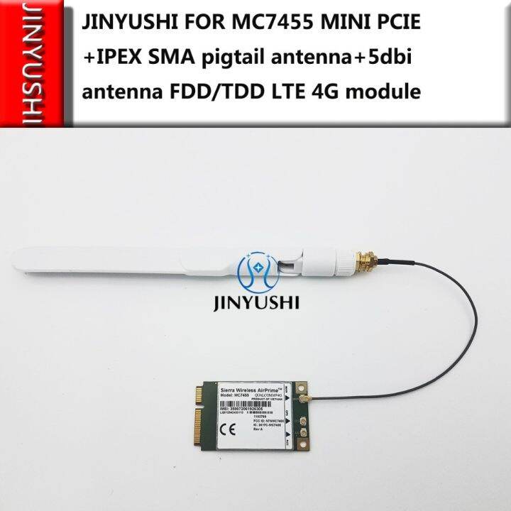 Sierra Wireless MC7455 MINI PCIE+IPEX SMA pigtail Antenna+5dbi SMA ...