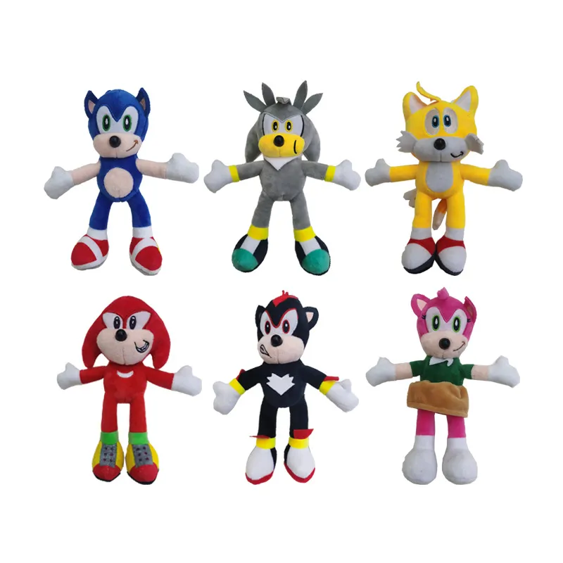 Generic 30cm Sonic Anime Game Plush Soft Toys Black Shadow Amy Rose Knuckles  Tails Cartoon Toy Soft Stuffed Plush Dolls Gift For Kids(#Red) | Jumia  Nigeria