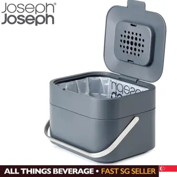 Joseph Joseph Grey Porta 40L Kitchen Bin