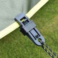 ✿ↂ◐ Tent Windproof Fixing Clip Resistant Durable Plastic Clamp Strengthen The Wind Rope Buckle Outdoor Camping DIY 6 Color 1 Pc