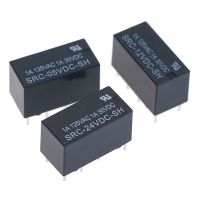 1ชิ้น8 Pins รีเลย์ Src-05vdc-sh Src-12vdc-sh 5โวลต์12โวลต์24โวลต์