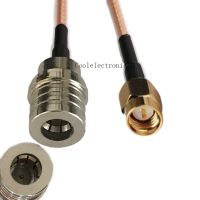 10pcs SMA Male to QMA Male Plug Straight Connector RF Pigtail Cable RG316 10cm 15cm 20cm 30cm 50cm 1m Electrical Connectors