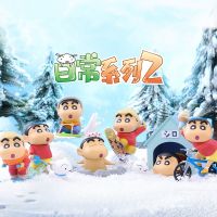 Kawaii Genuine Crayon Shin-chan Daily Series 2 Blind Box Toys Model Doll Mystery Box Collectible Ornaments For Childrens Gifts