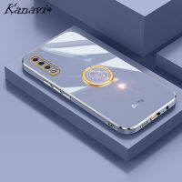 Kanavi เคสโทรศัพท์แฟชั่นสำหรับ Samsung Galaxy,A20 A50 A30 A21S แหวนใส่นิ้ว A50S A30S A70 A70S A750 A7 A10 A20S เคลือบด้วยไฟฟ้าหรูหราที่ตั้ง TPU ซิลิโคนนิ่มกันกระแทกฝาครอบโทรศัพท์