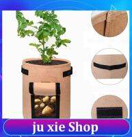 JuXie store Potato Grow Bags with Handles Planting Pouch Breathable Cloth Container Pots Greenhouse Gardening Tools Fruit Plant