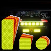 【cw】 Reflective Strip Warning Sticke safety motorbike tail  warning wheel side stick moto decal strip motorcycle reflective sticker