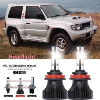 หลอดไฟหน้ารถยนต์ LED LAI 40w 6000k สีขาว สําหรับ Mitsubishi PAJERO SHOGUN IV 2014-2023 2PCS