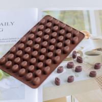 55 Cavity Mini Coffee Beans Chocolate Sugarcraft Candy Silicone Mold Mould Fondant Cake Decorating Baking Pastry Tools Bread  Cake Cookie Accessories