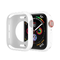 เคสเคสสำหรับ Apple Watch ซิลิโคนนิ่ม7 6 Iwatch 45มม. 44มม. 3 8 42มม. ฝาครอบ40มม. 41มม. ป้องกัน5 Se