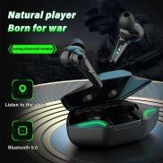 TWS Sports Wireless Bluetooth Gaming Earphones Sports Waterproof LED