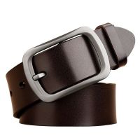 [ten years continuously] men belt leather needle pure leather belt buckle male young students jeans belt --皮带230714✾▤