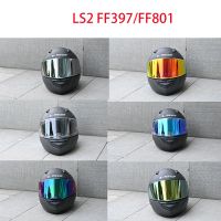 LS2 FF397 FF801 Motorcycle Helmet Visor Clear Dark Smoke Multicolour Silver Shield Vizard Suitable for Ls2 VECTOR Helmets Lens