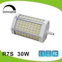 Dimmable 30w Led R7S light 118mm tube lamp No fan J118 RX7S replace 300W halogen lamp AC 1100-240V