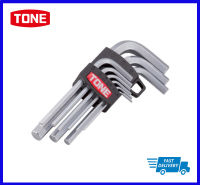 Tone Hex Key Wrench L-Type ชุดประแจแอลหกเหลี่ยม (สั้น) 9 ชิ้น AS900 (รุ่นแข็งพิเศษ) (1.5,2,2.5,3,4,5,6,8,10)