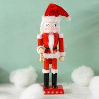 Christmas Santa Claus Nutcracker Holiday Wood Nutcracker Santa Figure Home Decor Present