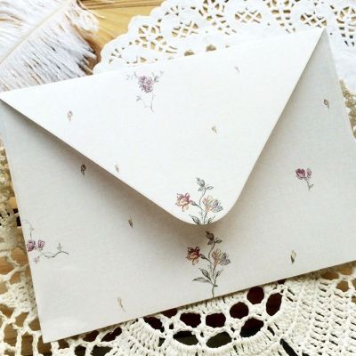 【YF】✿❦✇  10pcs floral high quality 16x11cm Paper Window Envelopes Wedding Invitation Envelope