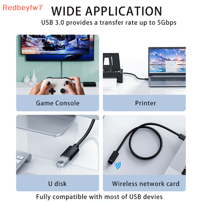 Re 5M-0.5M USB3.0สายต่อสำหรับ Smart TV PS4 Xbox One SSD USB ไปยัง USB Cable Extender Data CORD USB 3.0 Fast Transfer CABLE