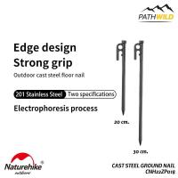 NATUREHIKE CAST STEEL GROUND NAIL  สมอบกเหล็ก สำหรับใช้กับเต็นท์ หรือทาร์ปขนาดใหญ่