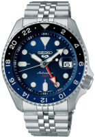 นาฬิกาข้อมือผู้ชาย SEIKO5 Sports GMT Automatic รุ่น SKK001K หน้าปัดสีดำ SKK003K หน้าปัดสีน้ำเงิน SKK005K หน้าปัดสีส้ม ขนาดตัวเรือน 42.5 มม.