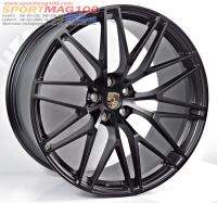 แม็กเบา FORGED Porsche D2156 สีดำด้าน ล้อหน้า 9.5 ล้อหลัง 11 ขนาด 21นิ้ว 5รู112 offset26/19