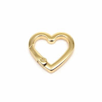 Buckle Clasp Pendant Belt Keyring Handbag Bag Key Strap Chain Connect Openable Heart Shape Gate