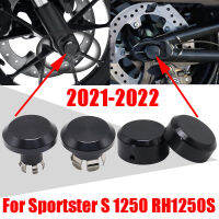 สำหรับ H Arley S Portster S 1250 RH1250S RH1250 RH 1250วินาที2021 2022อุปกรณ์เสริมด้านหน้าล้อหลังเพลาส้อมเสียบปกหมวกกรอบปก