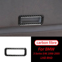 สำหรับ BMW 3Series E46 1998-2005จริงคาร์บอนไฟเบอร์หลังคาซันรูฟสกายไลท์ตกแต่งตัดปกรถอุปกรณ์ตกแต่งภายใน