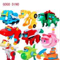 รถเครน Gogo Dino สำหรับเด็กเครื่องบินโดยสาร/รถยนต์การเปลี่ยนร่างเร็กซ์แปลงร่างขนาดเล็กโกโกโกโกไดโนเสาร์ของเล่นเครนเรือยนต์