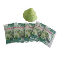 วาซาบิบดสด Wasabi paste บรรจุซอง Sachet 2.5 g ถุง วาซาบิสำเร็จรูปแบบซอง  LAN WASABI PASTE 2.5 กรัม