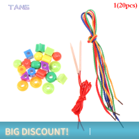 ?【Lowest price】TANG 20/40/80ชิ้นลูกปัดร้อยเพื่อการศึกษาของเล่นฝึกเด็กก่อนวัยเรียน