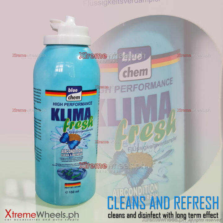 German Made Bluechem Klima Fresh Car Aircondition Cleaner 150ml Lazada PH