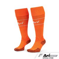 ARI ELITE FOOTBALL LONG SOCKS - ORANGE/WHITE ถุงเท้ายาว อาริ อีลิท สีส้ม