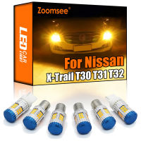 Zoomsee Canbus สำหรับ Nissan X-Trail X Trail T30 T31 T32 2001-2020ไม่มี Hyper Flash ข้อผิดพลาดอัตโนมัติ LED เลี้ยวไฟแสดงสถานะหลอดไฟ