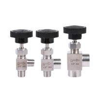 1/8" 1/4" 3/8" 1/2" BSP Female Male Thread 304 Stainless Elbow Angle Needle Valve Flow Control Valve