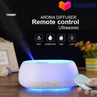 Aroma Diffuser Ultrasonic เครื่องพ่นไอน้ำอโรม่า 2in1 เครื่องเพิ่มความชื้นถนอมผิวและผม เกรดส่งออกยุโรป 500ML (ใช้งานได้ 2 Mode 1.โหมดพ่นไอน้ำ 2.โหมดทะแลหมอก)by TW shop