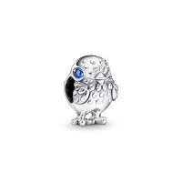 Authentic 925 Sterling Silver Animal Blue Eye Owl Beads Charms Fit Original nd Charm celet Necklace Jewelry Women Berloque