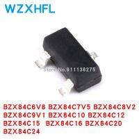 100pcs/lot BZX84C3V0 BZX84C3V3 BZX84C3V6 BZX84C3V9 BZX84C4V3 BZX84C4V7 BZX84C5V1 BZX84C5V6 BZX84C6V2 Zener Diode WATTY Electronics