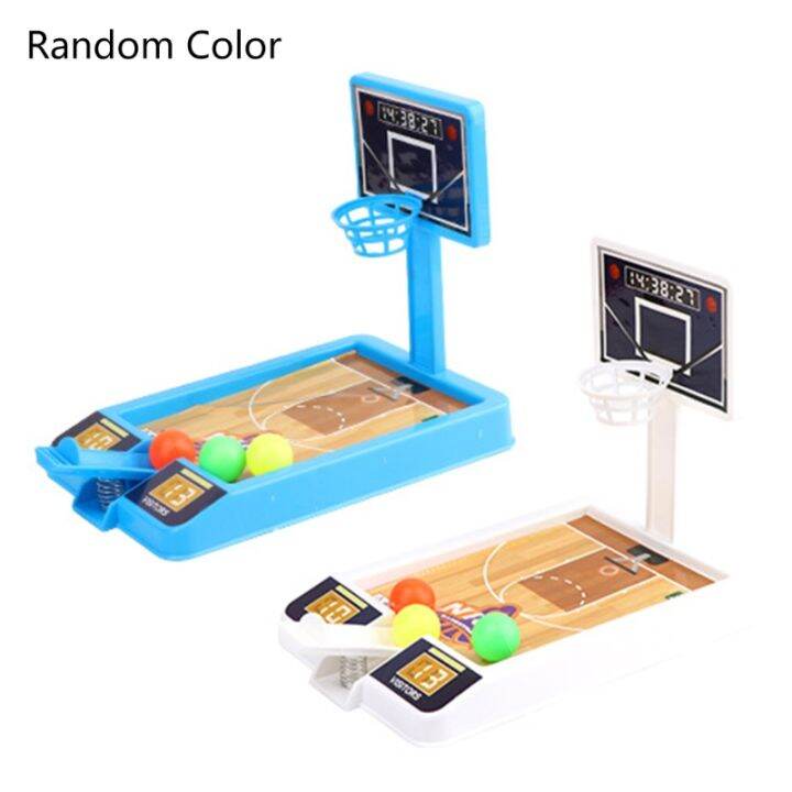 Basketball Game Toy Mini Basketball Stands with 2 Balls 1 Basketball