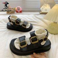 PLOVER Sandals Thick-Soled Internet Roman Student Outer Wear With Matching Skirt Ins Trend