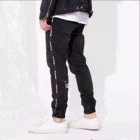 [COD] 2018 European and New Mens Jeans Jogger Fashion Elastic Waist Denim Trousers