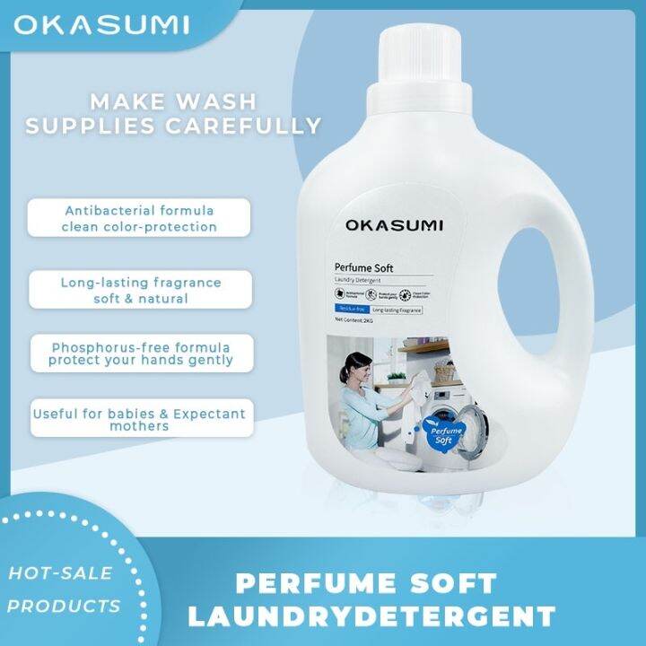 Okasumi Laundry Detergent 5 in1 Perfume Soft Antibacterial Washing