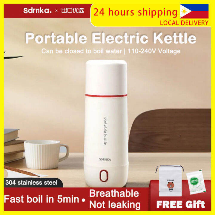Electric Kettle 220V Dual Voltage Portable Electric Heating Bottle
