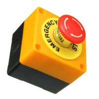 2PCS LAY37-11ZS Elevator Freight Elevator Emergency Stop Button Switch Box Emergency Stop STOP