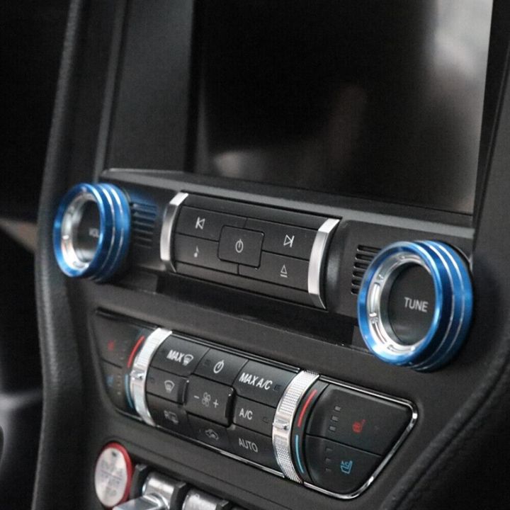 center-console-audio-headlight-knob-decorative-ring-interior-knob-ring-auto-accessories-for-ford-mustang-15-20
