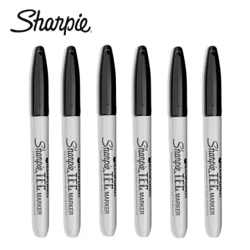 6 Sharpie TEC Markers Trace Element Certified Technical Permanent Black  Markers Fine Point, Fine Tip TEC Sharpie Markers 