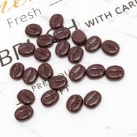 20PCS / Package Resin Simulation Coffee Beans DIY Restaurant Kitchen Decoration Miniature Model Small Ornaments Nails Screws Fasteners