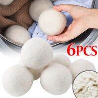 6/3/1pcs Wool Dryer Balls Reusable Fleece Laundry Ball Home Washing Softener Anti-static Sticky Hair Remover Machine Accessories